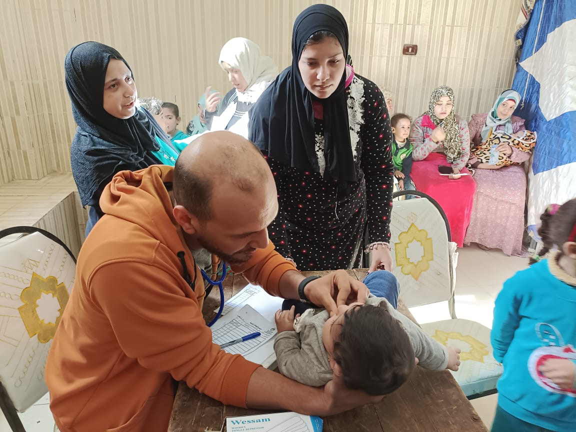 جامعة مدينة السادات تنظم مشروع تنموى لتنمية الريف المصري بقرية  أبنهس مركز قويسنا