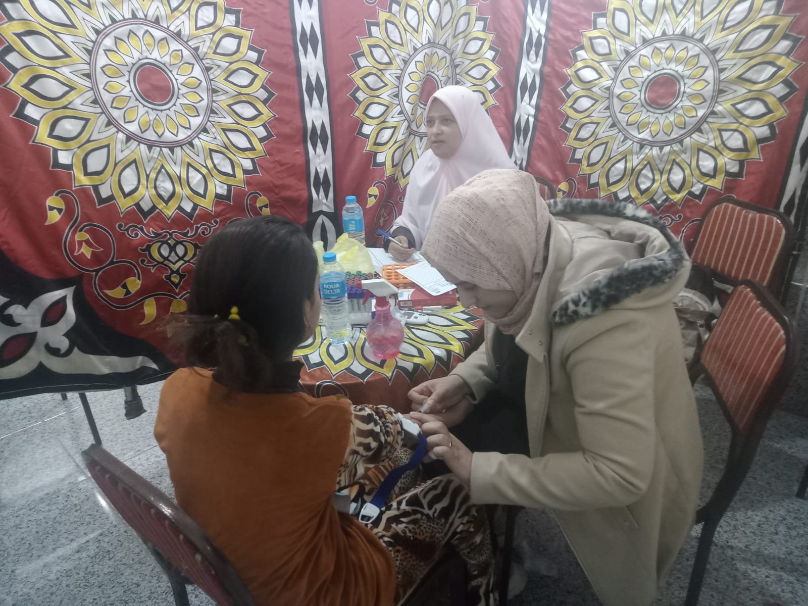 جامعة السادات تنظم قافلة طبية تخصصيه بقرية الجزيرة الشرقية المنوفية