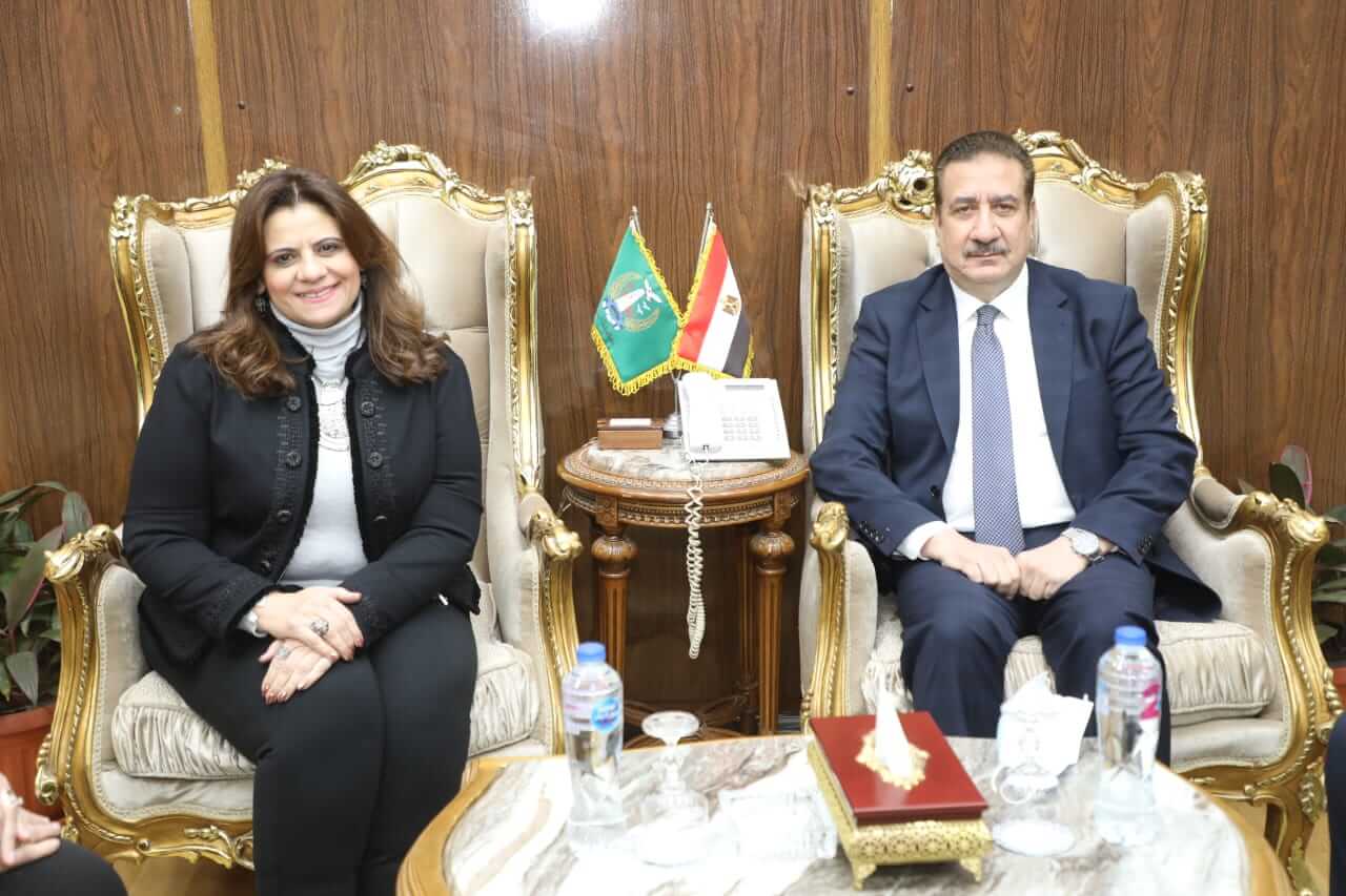 محافظ المنوفية يستقبل وزيرة الهجرة على هامش تنفيذ المبادرة الرئاسية "مراكب النجاة"