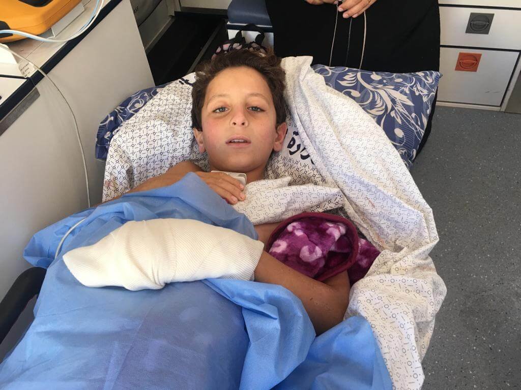 «المصريين يطيبوا لي رجلي ».. رسالة الطفل الفلسطيني عبدالله للسيسي بعد الاستجابة لعلاجه