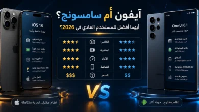 مقارنة بين آيفون وسامسونج توضح أداء الكاميرا والبطارية والشاشة والسعر