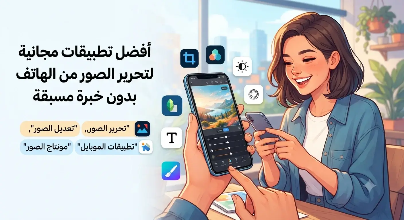 أفضل تطبيقات مجانية لتحرير الصور من الهاتف بدون خبرة مسبقة
