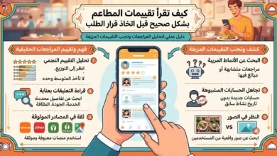 كيف تقرأ تقييمات المطاعم بشكل صحيح قبل اتخاذ قرار الطلب
