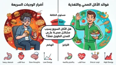 هل الأكل السريع يسبب مشاكل صحية على المدى الطويل فعلًا؟