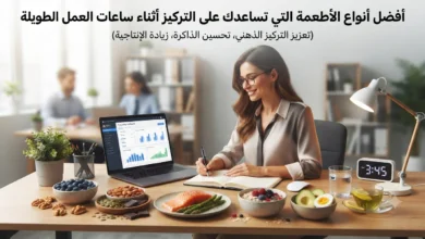 أفضل أنواع الأطعمة التي تساعدك على التركيز أثناء ساعات العمل الطويلة