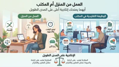 العمل من المنزل أم المكتب أيهما يمنحك إنتاجية أعلى على المدى الطويل؟
