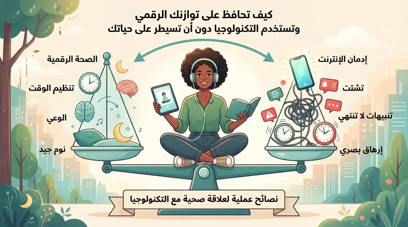 كيف تحافظ على توازنك الرقمي وتستخدم التكنولوجيا دون أن تسيطر على حياتك