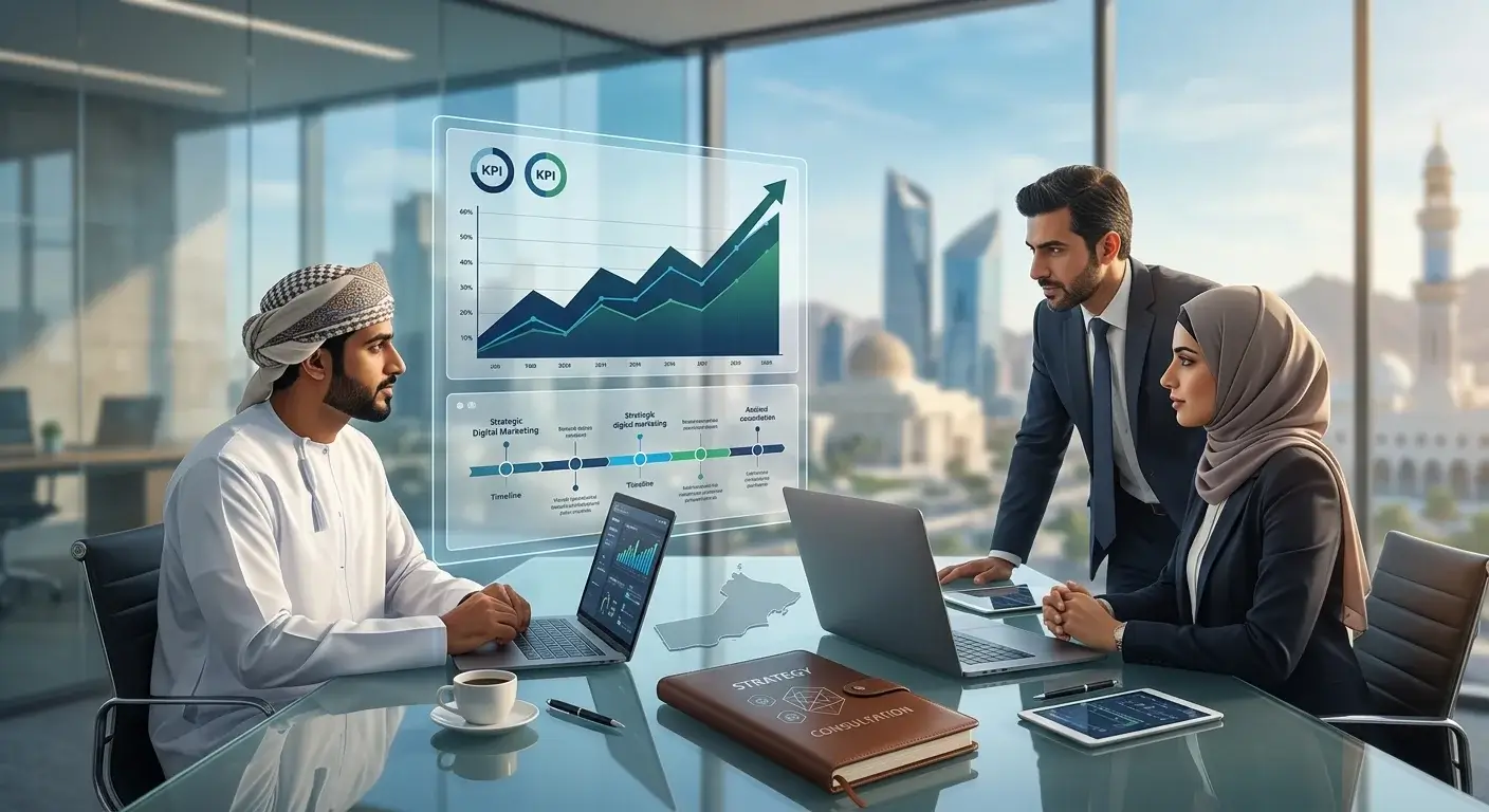 استشارات التسويق الرقمي في عُمان متى تحتاج إلى وكالة أو خبير لتطوير استراتيجيتك؟