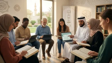 تعلم القرآن عبر الإنترنت دليل اختيار الأكاديمية المناسبة للإجازة ودراسة التجويد
